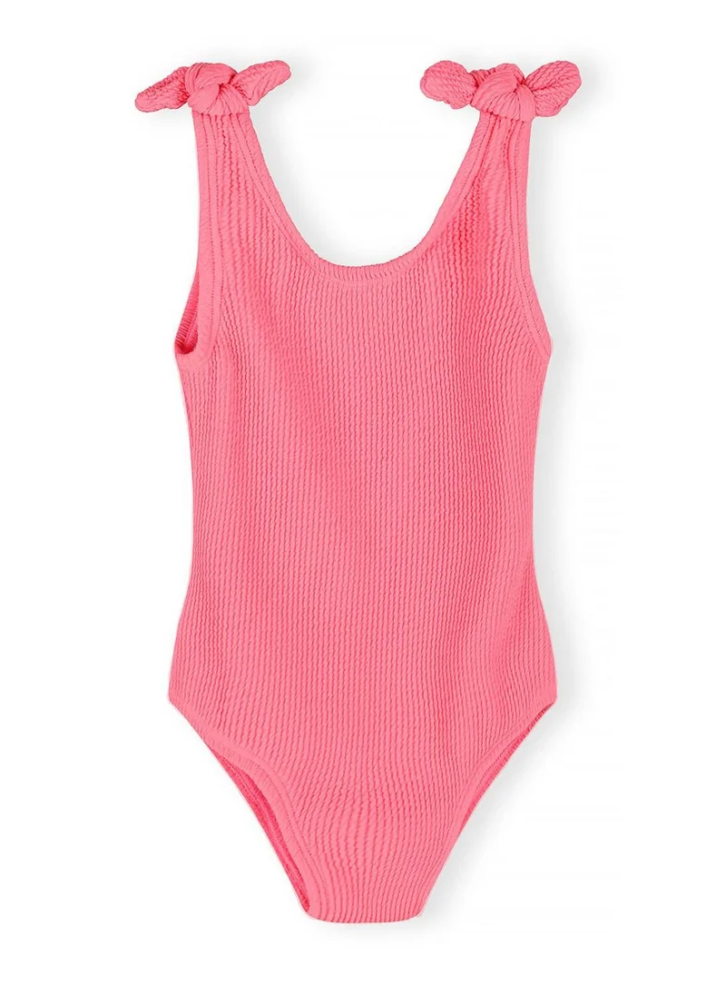 مينوتي Girls 2-pack sleeveless swimsuit pink and fruit print